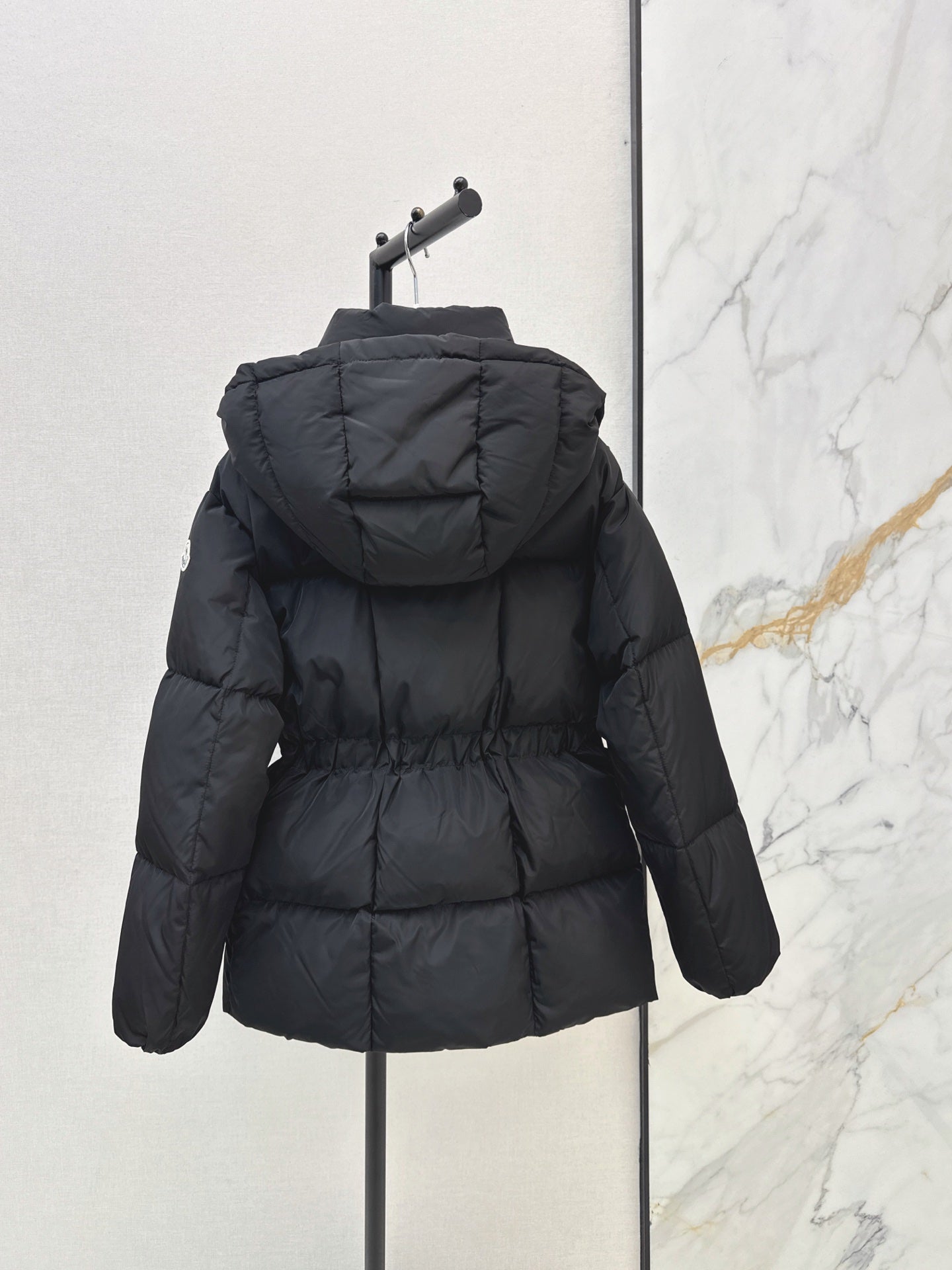 MONCLER/26 Fall-Winter Latest Hooded Waist-Cinched Down Jacket