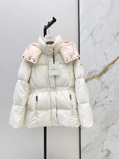 MONCLER/26 Fall-Winter Latest Hooded Waist-Cinched Down Jacket