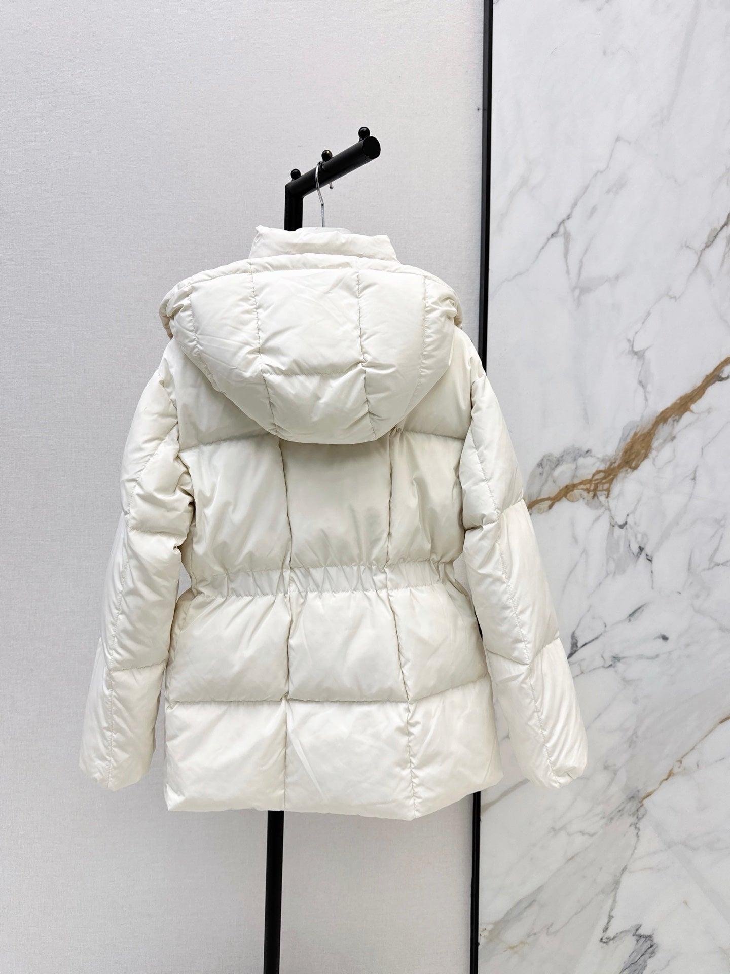 MONCLER/26 Fall-Winter Latest Hooded Waist-Cinched Down Jacket