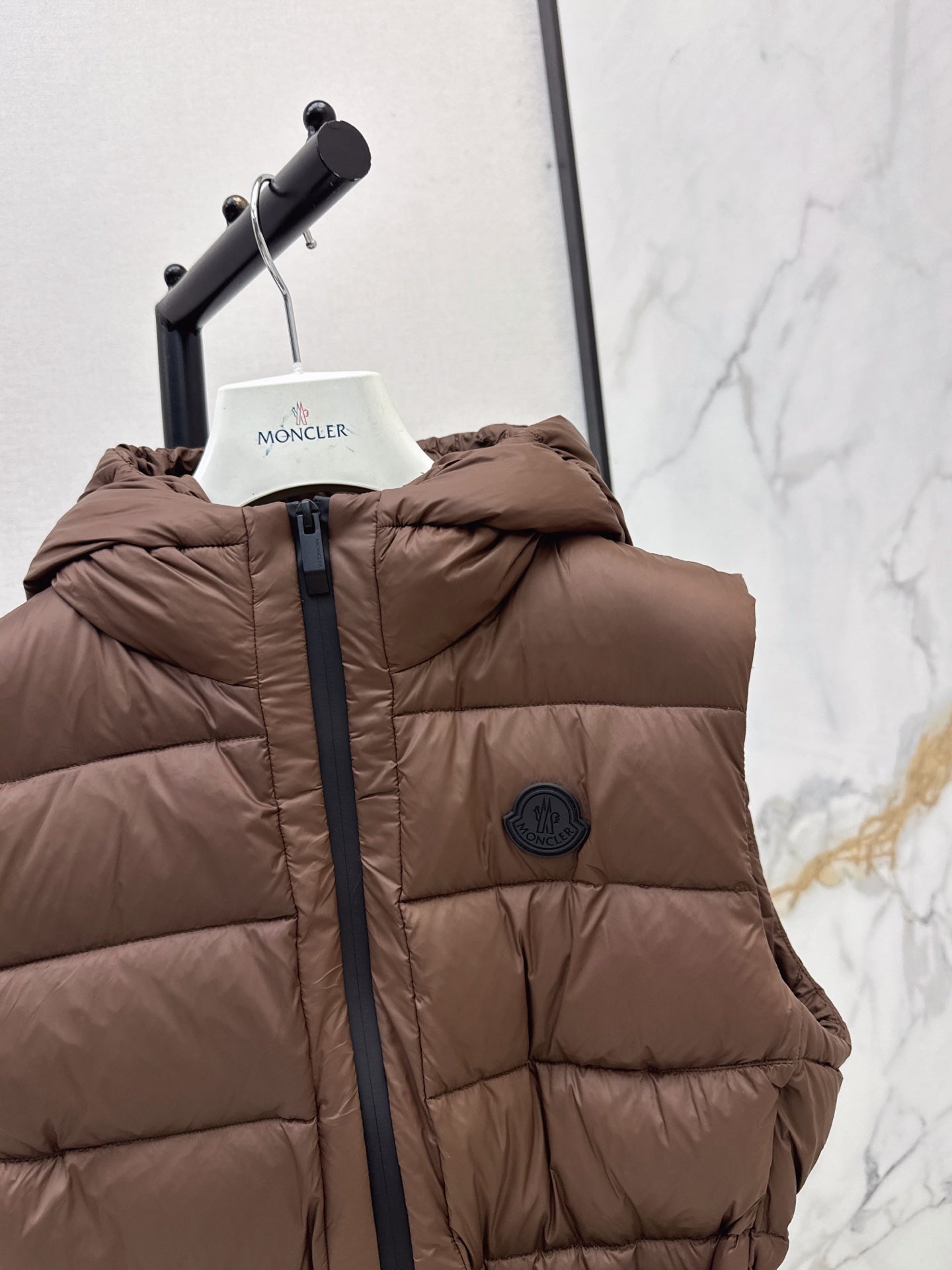 MONCLER/26 Fall Winter Latest Hooded Waist-Cinching Down Vest