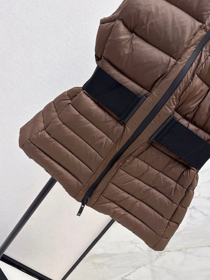 MONCLER/26 Fall Winter Latest Hooded Waist-Cinching Down Vest