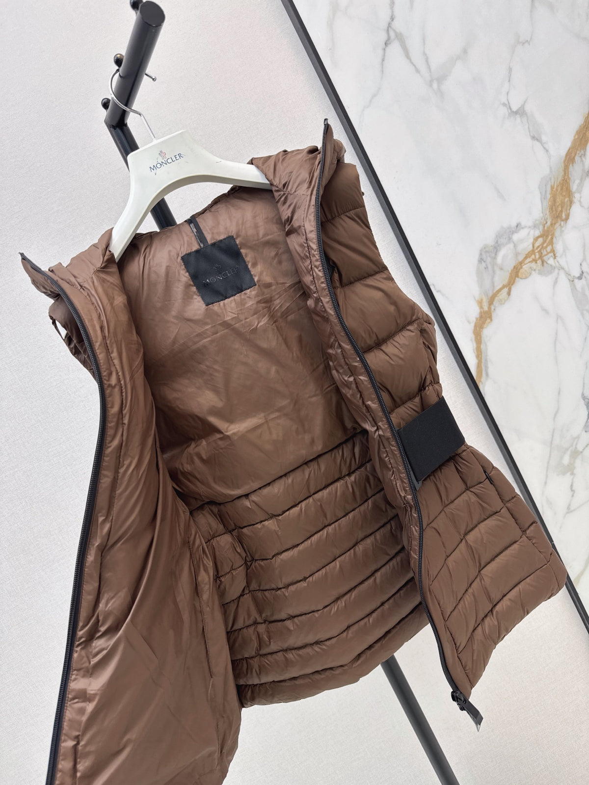 MONCLER/26 Fall Winter Latest Hooded Waist-Cinching Down Vest