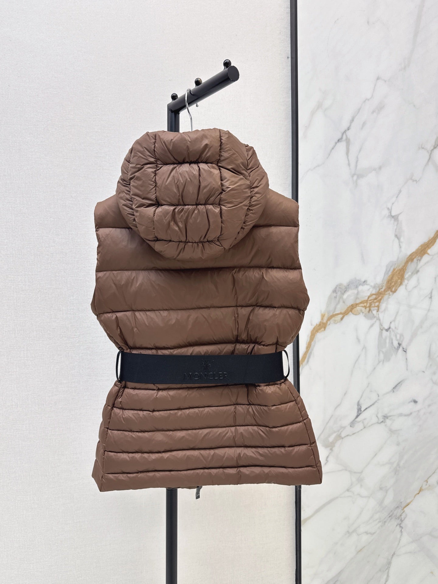 MONCLER/26 Fall Winter Latest Hooded Waist-Cinching Down Vest