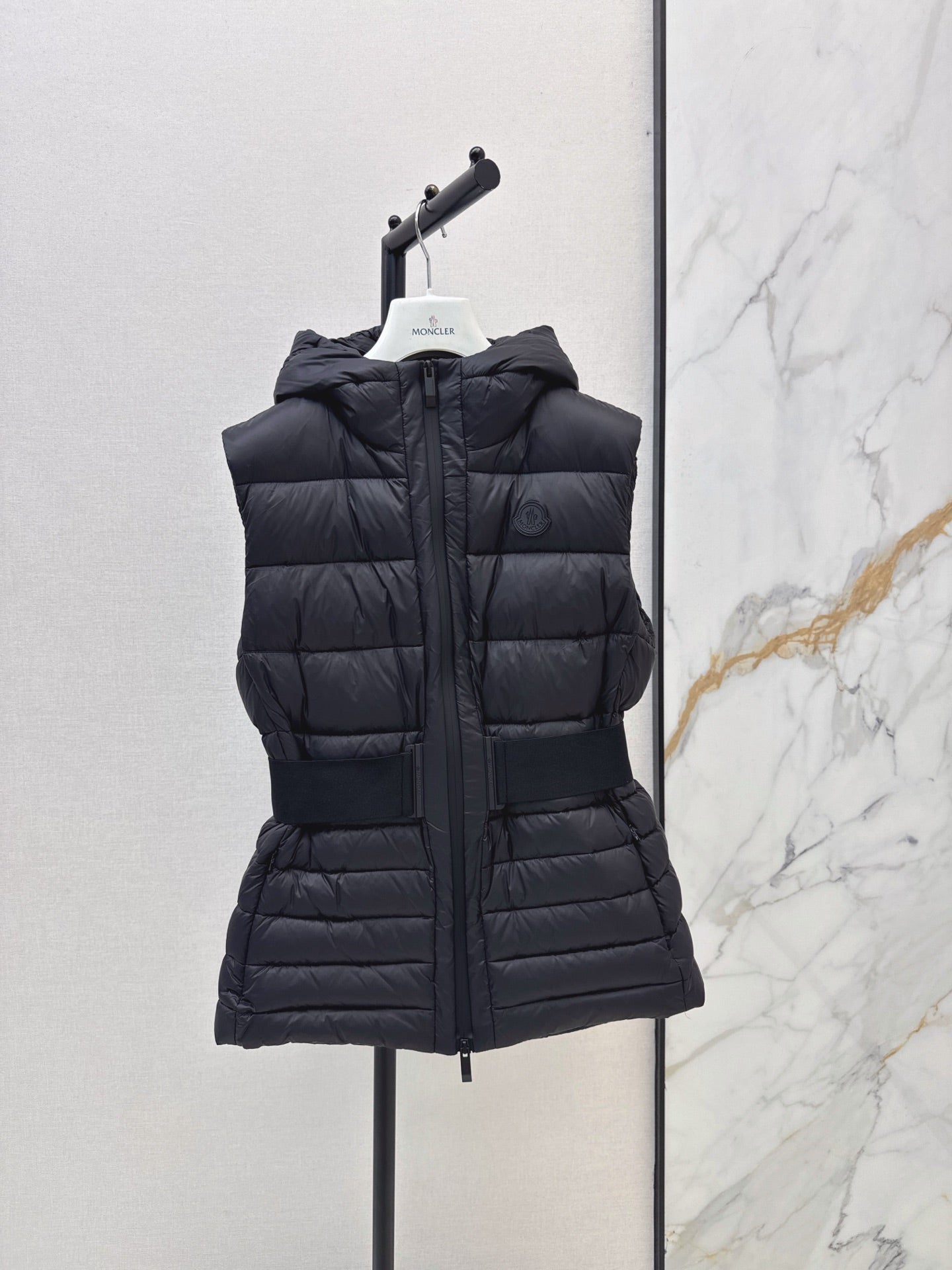 MONCLER/26 Fall Winter Latest Hooded Waist-Cinching Down Vest