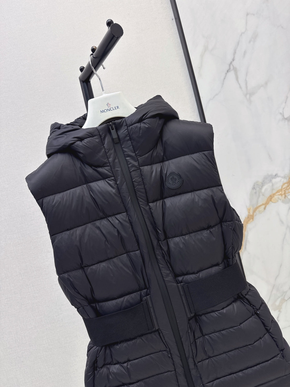 MONCLER/26 Fall Winter Latest Hooded Waist-Cinching Down Vest
