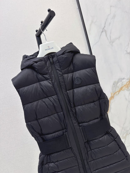 MONCLER/26 Fall Winter Latest Hooded Waist-Cinching Down Vest