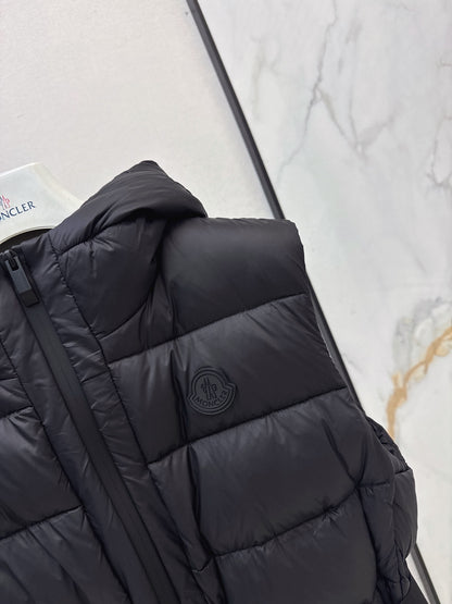 MONCLER/26 Fall Winter Latest Hooded Waist-Cinching Down Vest