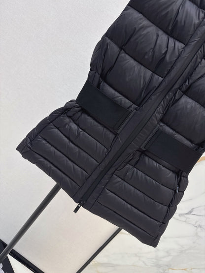 MONCLER/26 Fall Winter Latest Hooded Waist-Cinching Down Vest