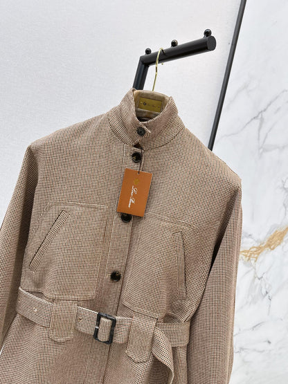 Loro Piana/26 Fall-Winter Houndstooth Coat