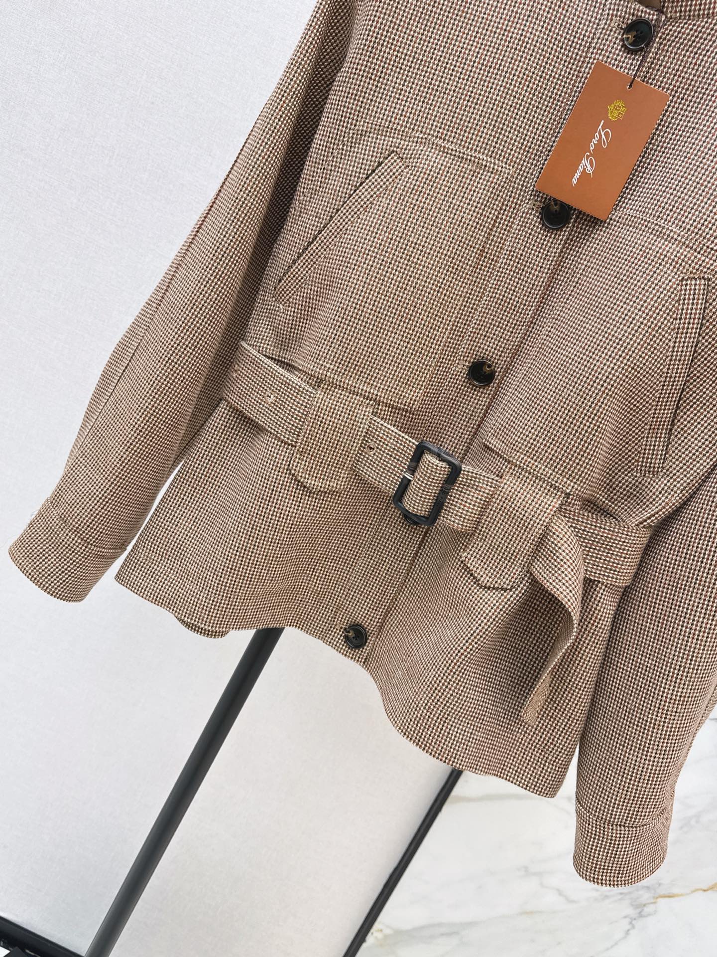 Loro Piana/26 Fall-Winter Houndstooth Coat