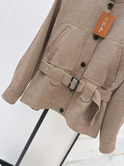 Loro Piana/26 Fall-Winter Houndstooth Coat