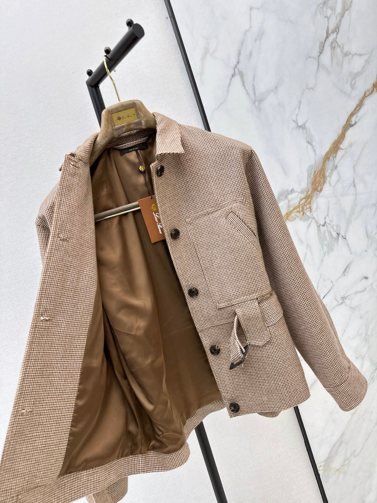 Loro Piana/26 Fall-Winter Houndstooth Coat