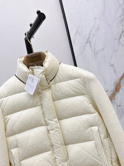 Brunello Cucinelli / 26 Fall-Winter Latest Stand Collar Short Down Jacket