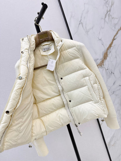 Brunello Cucinelli / 26 Fall-Winter Latest Stand Collar Short Down Jacket
