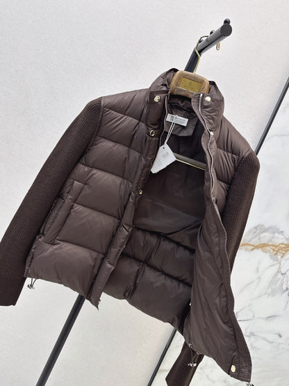 Brunello Cucinelli / 26 Fall-Winter Latest Stand Collar Short Down Jacket