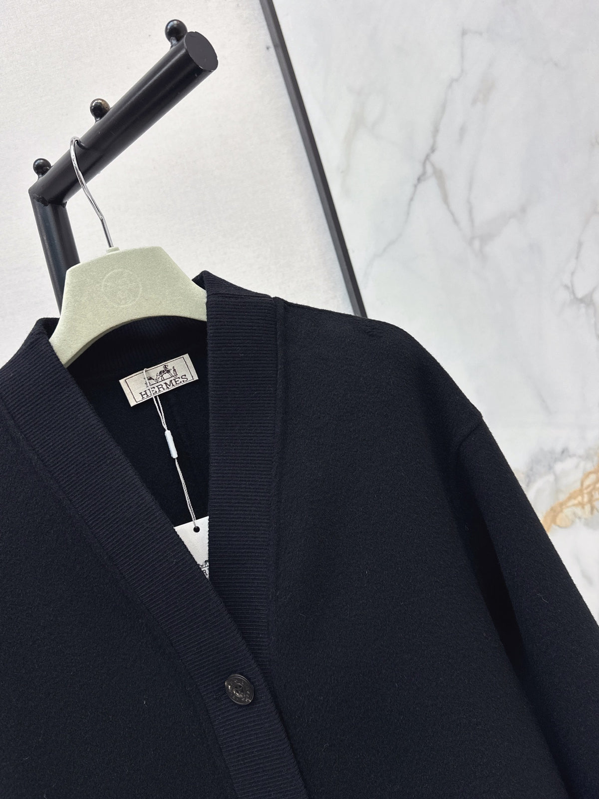 26 Fall/Winter Latest Minimalist V-Neck Double-Faced Wool Coat