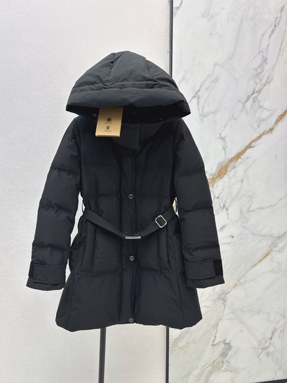 2026 Fall/Winter Latest Hooded Mid-Length Down Jacket