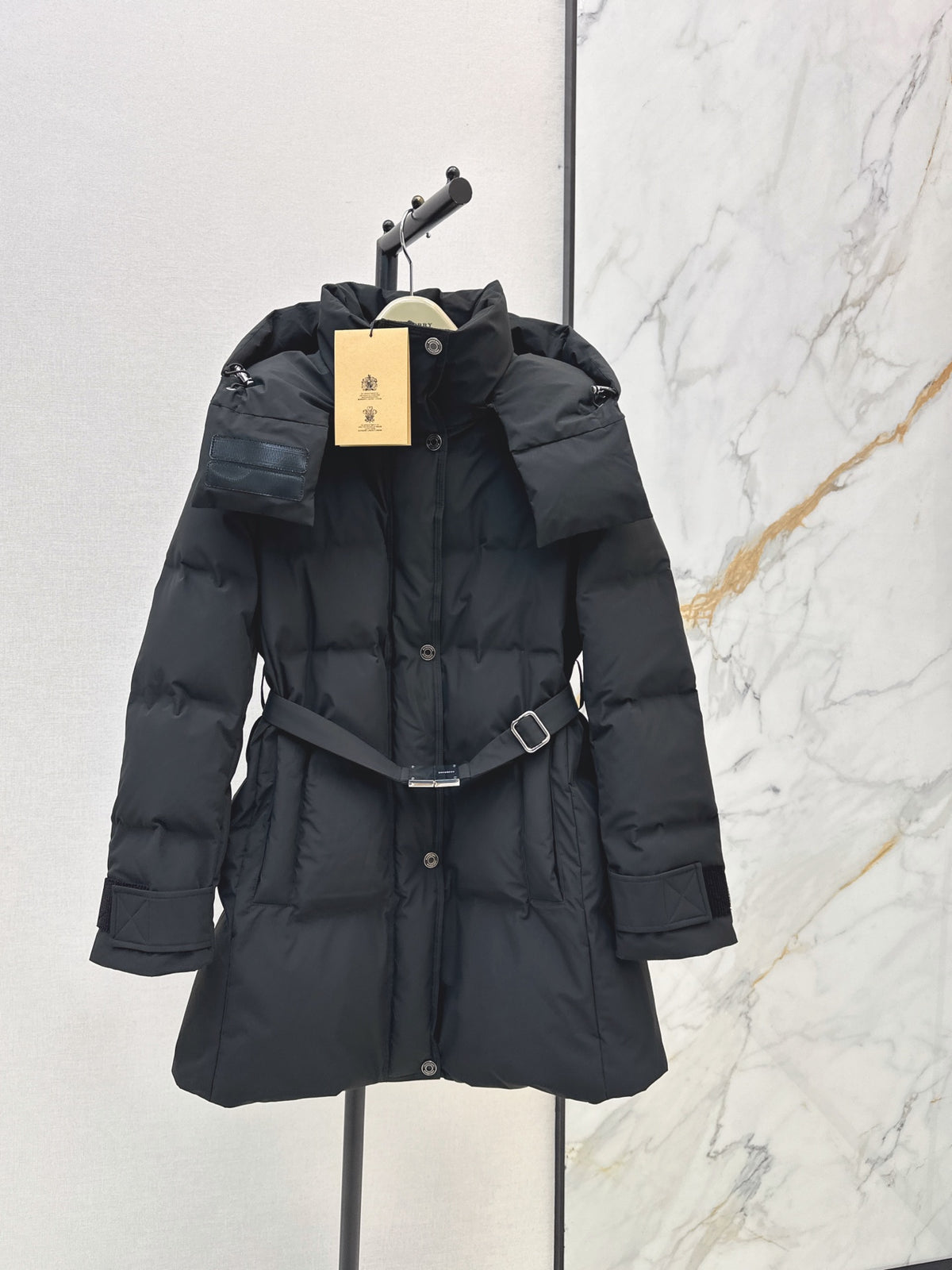 2026 Fall/Winter Latest Hooded Mid-Length Down Jacket