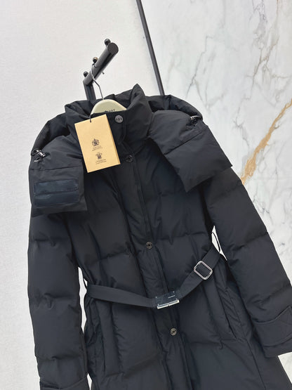 2026 Fall/Winter Latest Hooded Mid-Length Down Jacket