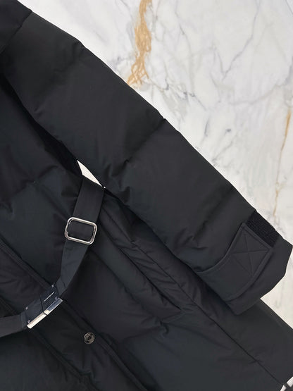 2026 Fall/Winter Latest Hooded Mid-Length Down Jacket