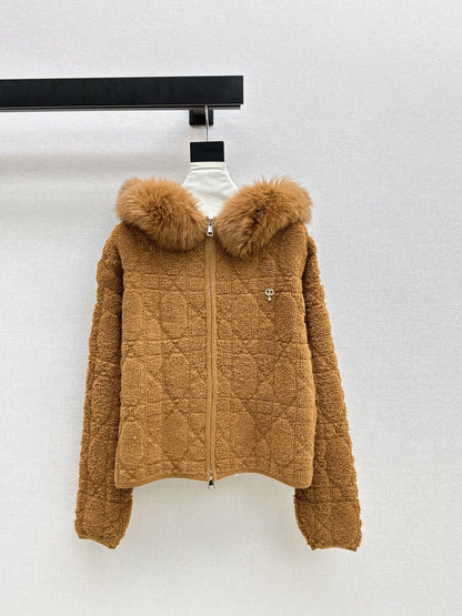 26 Fall/Winter Latest Best-Selling Series Fox Fur Collar Coat