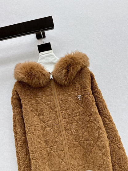 26 Fall/Winter Latest Best-Selling Series Fox Fur Collar Coat