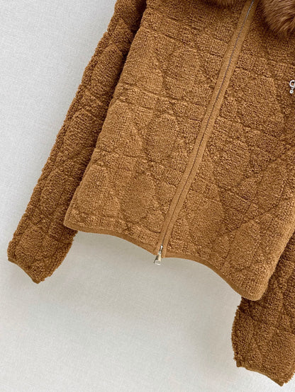 26 Fall/Winter Latest Best-Selling Series Fox Fur Collar Coat