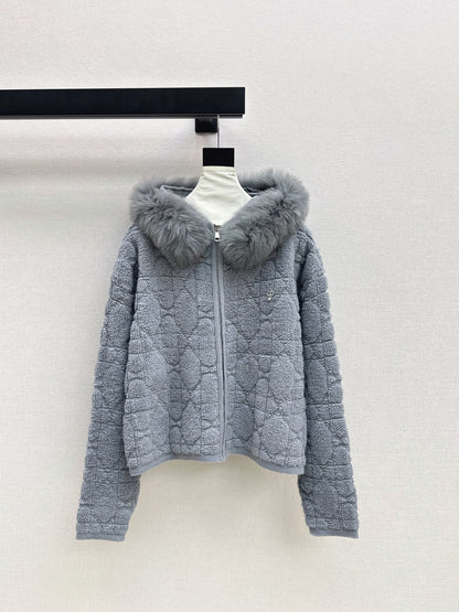 26 Fall/Winter Latest Best-Selling Series Fox Fur Collar Coat