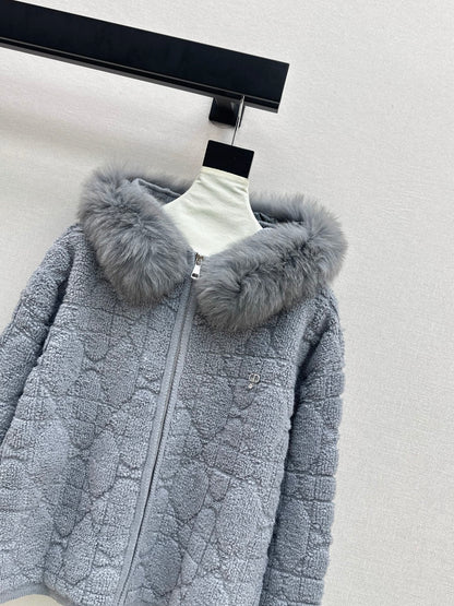 26 Fall/Winter Latest Best-Selling Series Fox Fur Collar Coat