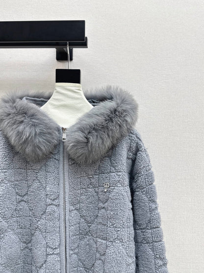 26 Fall/Winter Latest Best-Selling Series Fox Fur Collar Coat