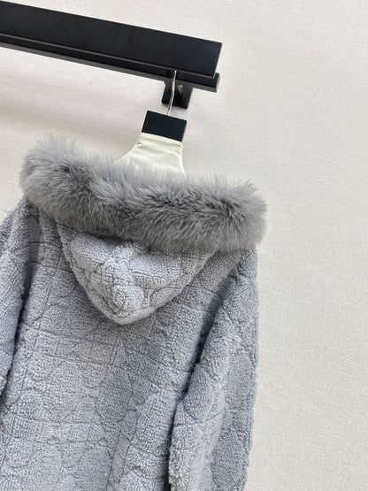 26 Fall/Winter Latest Best-Selling Series Fox Fur Collar Coat