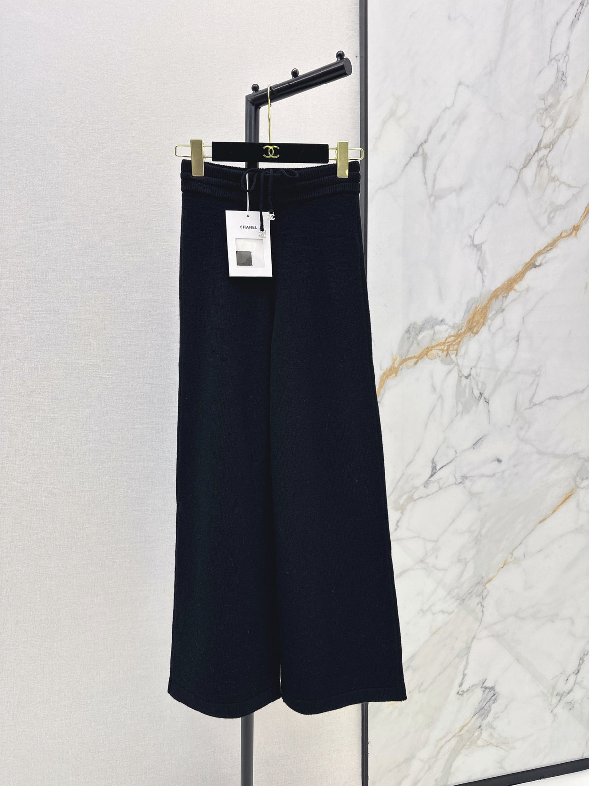 26 Fall/Winter Latest Elastic Waist Cashmere Straight-Leg Pants