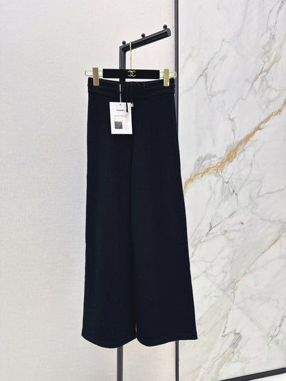 26 Fall/Winter Latest Elastic Waist Cashmere Straight-Leg Pants