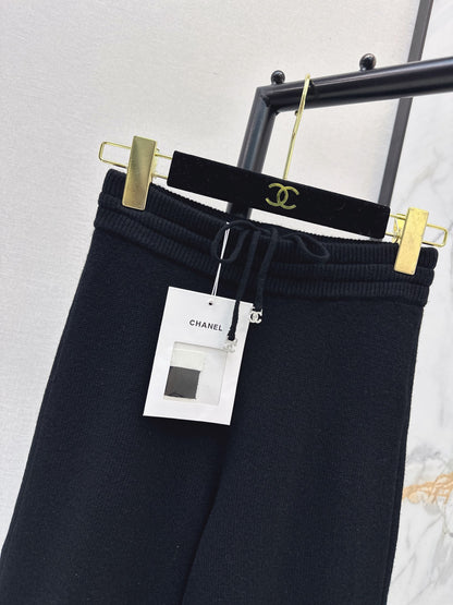 26 Fall/Winter Latest Elastic Waist Cashmere Straight-Leg Pants