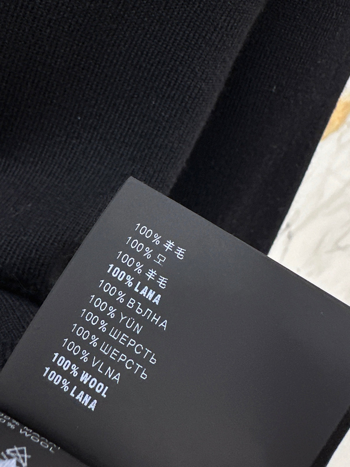 26 Fall/Winter Latest Small Logo Embroidered Wool Turtleneck Top