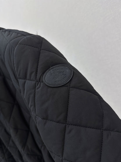26 Fall/Winter Latest Diamond Quilted Stand Collar Drawstring Cotton Jacket