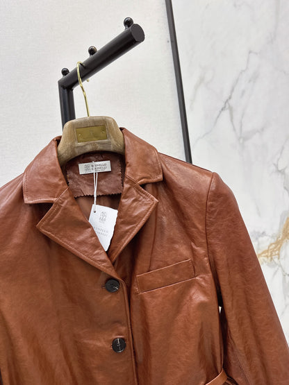 26 Early Autumn New Hunter-Style Waist-Cinching Jacket