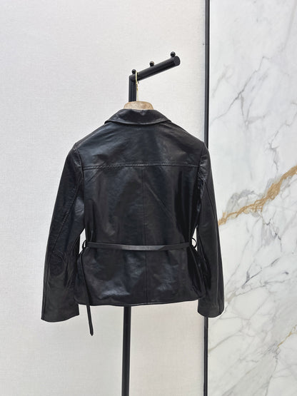 26 Early Autumn New Hunter-Style Waist-Cinching Jacket