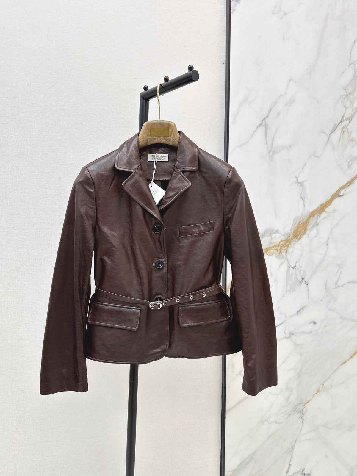 26 Early Autumn New Hunter-Style Waist-Cinching Jacket