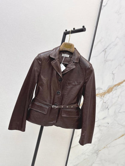 26 Early Autumn New Hunter-Style Waist-Cinching Jacket