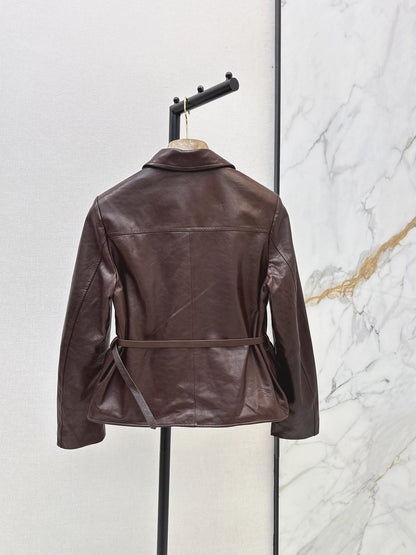 26 Early Autumn New Hunter-Style Waist-Cinching Jacket
