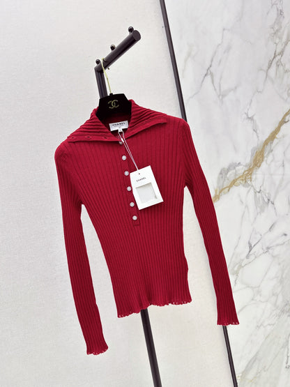 26 Fall/Winter Latest Knit Polo Long-Sleeve Base Shirt