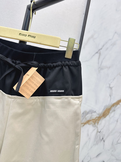 26 Fall/Winter Latest Patchwork Straight Wide-Leg Pants