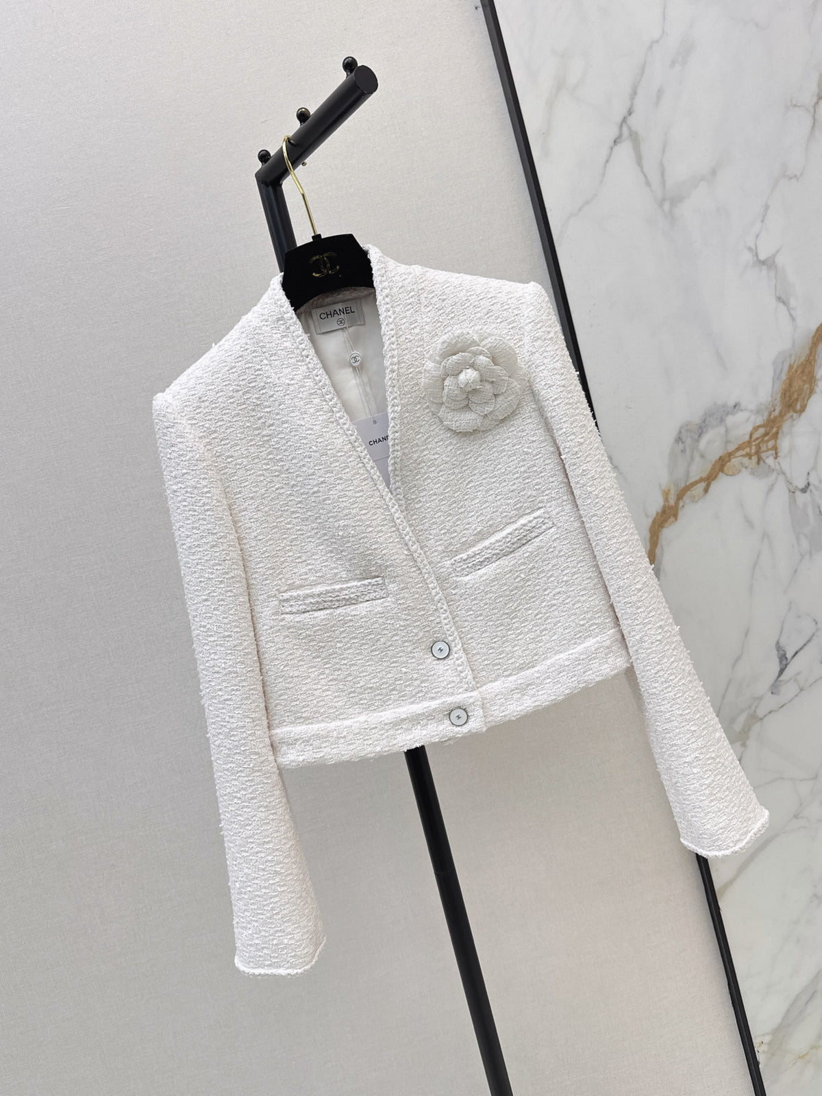 26New Early Autumn Chic V-Neck Cropped Knit Jacket