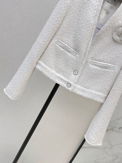 26New Early Autumn Chic V-Neck Cropped Knit Jacket
