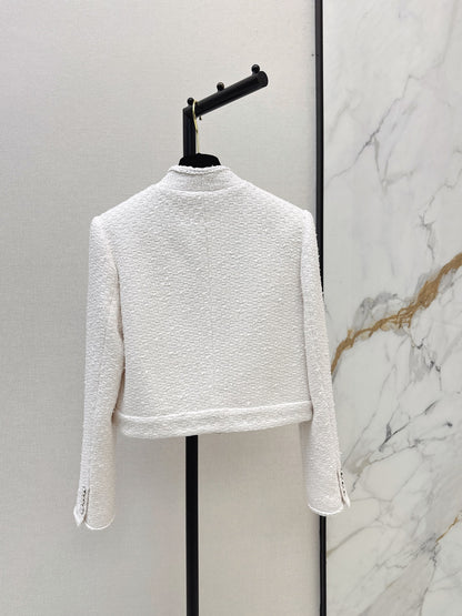 26New Early Autumn Chic V-Neck Cropped Knit Jacket