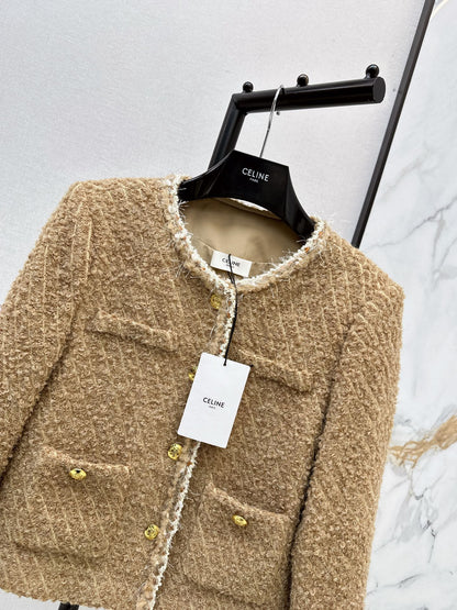 26Latest Autumn/Winter Knit Jacket with Four-Pocket Detail and Crew Neck