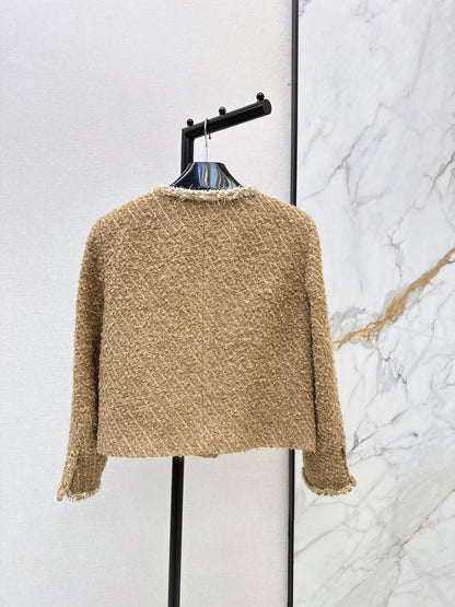 26Latest Autumn/Winter Knit Jacket with Four-Pocket Detail and Crew Neck