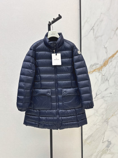 26Latest Autumn/Winter Mid-Length Stand-Collar Down Coat