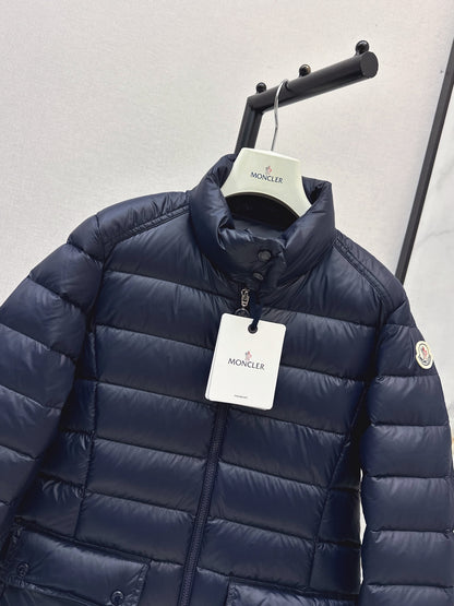 26Latest Autumn/Winter Mid-Length Stand-Collar Down Coat